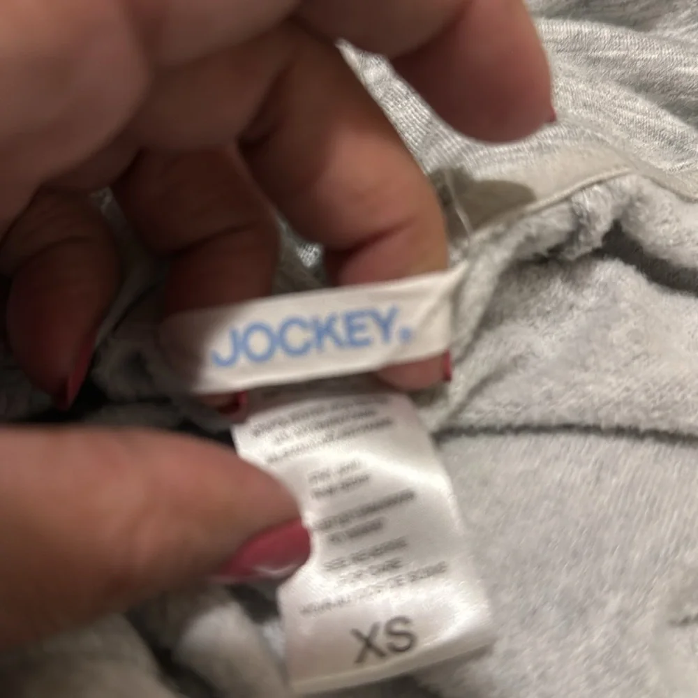 Jockey Gray Women's Fleece Sweatshirt Fashion Pullover With Zip Mock Neck